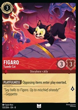 Figaro - Tuxedo Cat [8JAF-133] (Reign of Jafar) (Uncommon)