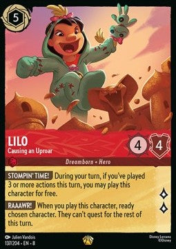 Lilo - Causing an Uproar (V.1) [8JAF-137] (Reign of Jafar) (Legendary)