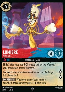 Lumiere - Fired Up [8JAF-139] (Reign of Jafar) (Super Rare)
