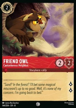Friend Owl - Cantankerous Neighbor [8JAF-144] (Reign of Jafar) (Common)