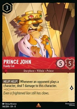 Prince John - Fraidy-Cat [8JAF-146] (Reign of Jafar) (Rare)