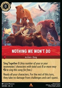 Nothing We Won't Do [8JAF-147] (Reign of Jafar) (Rare)