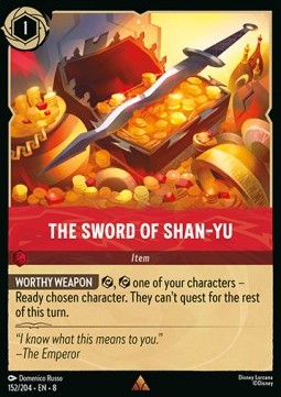 The Sword of Shan-Yu (V.1) [8JAF-152] (Reign of Jafar) (Rare)