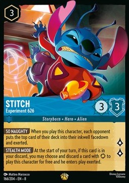 Stitch - Experiment 626 (V.1) [8JAF-166] (Reign of Jafar) (Legendary)