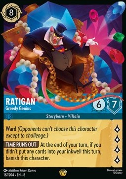 Ratigan - Greedy Genius [8JAF-167] (Reign of Jafar) (Legendary)
