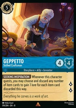 Geppetto - Skilled Craftsman [8JAF-174] (Reign of Jafar) (Rare)