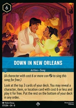 Down in New Orleans [8JAF-177] (Reign of Jafar) (Super Rare)