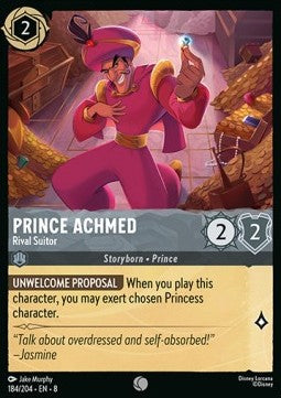 Prince Achmed - Rival Suitor [8JAF-184] (Reign of Jafar) (Common)