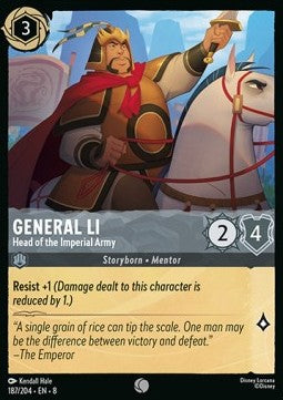 General Li - Head of the Imperial Army [8JAF-187] (Reign of Jafar) (Common)