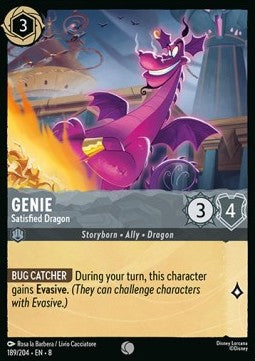 Genie - Satisfied Dragon [8JAF-189] (Reign of Jafar) (Common)