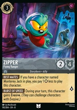 Zipper - Flying Ranger [8JAF-192] (Reign of Jafar) (Uncommon)