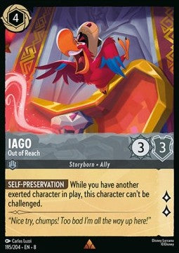 Iago - Out of Reach [8JAF-195] (Reign of Jafar) (Rare)