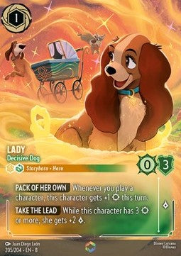 Lady - Decisive Dog (V.2) [8JAF-205] (Reign of Jafar) (Enchanted)