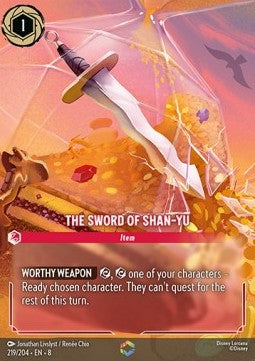 The Sword of Shan-Yu (V.2) [8JAF-219] (Reign of Jafar) (Enchanted)