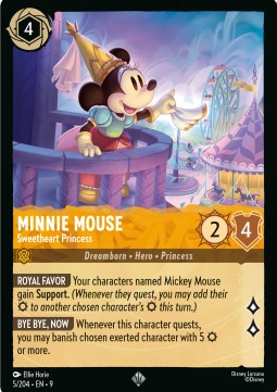 Minnie Mouse - Sweetheart Princess (V.1) [9FAB-5] (Fabled) (Super Rare)