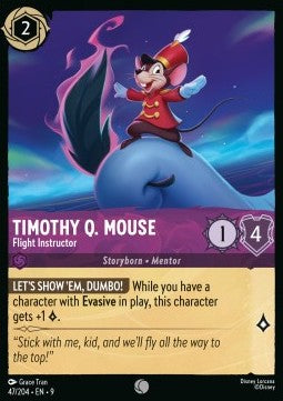Timothy Q. Mouse - Flight Instructor [9FAB-47] (Fabled) (Common)