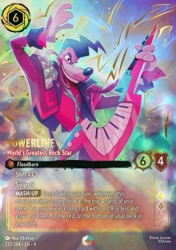 Powerline - World's Greatest Rock Star (V.2) [9FAB-233] (Fabled) (Enchanted)