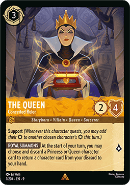 The Queen - Conceited Ruler (V.1) [9FAB-1] (Fabled) (Rare)