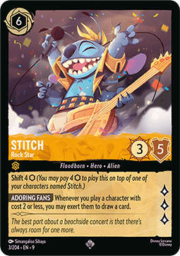 Stitch - Rock Star [9FAB-3] (Fabled) (Super Rare)