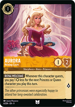Aurora - Holding Court (V.1) [9FAB-6] (Fabled) (Uncommon)