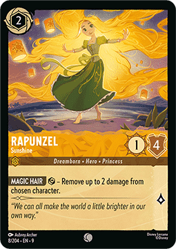 Rapunzel - Sunshine [9FAB-8] (Fabled) (Common)
