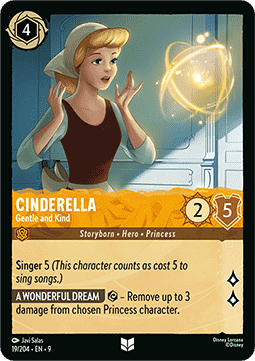 Cinderella - Gentle and Kind [9FAB-19] (Fabled) (Uncommon)