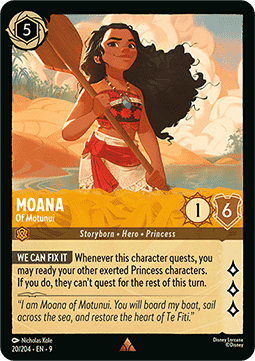 Moana - Of Motunui [9FAB-20] (Fabled) (Rare)