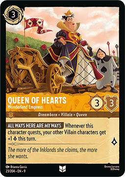 Queen of Hearts - Wonderland Empress [9FAB-23] (Fabled) (Uncommon)