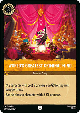 World's Greatest Criminal Mind [9FAB-30] (Fabled) (Uncommon)