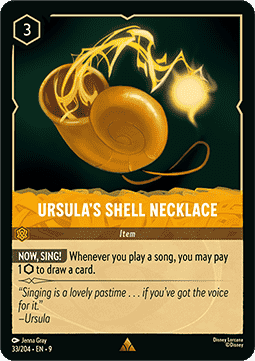 Ursula's Shell Necklace [9FAB-33] (Fabled) (Rare)
