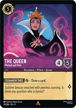 The Queen - Wicked and Vain [9FAB-35] (Fabled) (Rare)