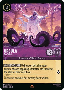 Ursula - Sea Witch (V.1) [9FAB-37] (Fabled) (Rare)