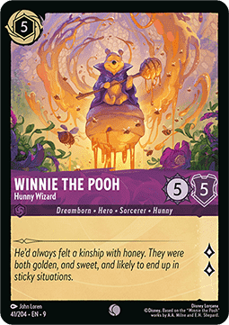 Winnie The Pooh - Hunny Wizard (V.1) [9FAB-41] (Fabled) (Common)