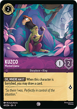 Kuzco - Wanted Llama (V.1) [9FAB-49] (Fabled) (Common)