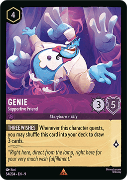 Genie - Supportive Friend [9FAB-54] (Fabled) (Rare)