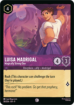 Luisa Madrigal - Magically Strong One [9FAB-58] (Fabled) (Common)