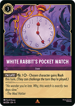 White Rabbit's Pocket Watch [9FAB-66] (Fabled) (Rare)