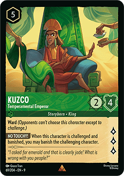 Kuzco - Temperamental Emperor [9FAB-69] (Fabled) (Rare)