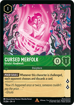 Cursed Merfolk - Ursula's Handiwork [9FAB-71] (Fabled) (Rare)