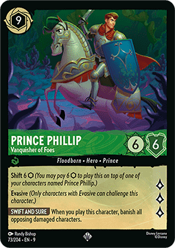 Prince Phillip - Vanquisher of Foes [9FAB-73] (Fabled) (Super Rare)