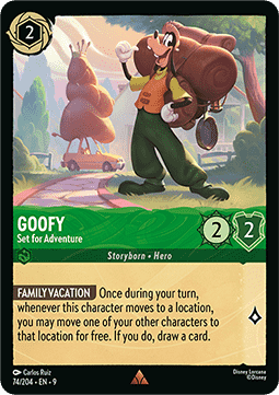 Goofy - Set for Adventure (V.1) [9FAB-74] (Fabled) (Rare)