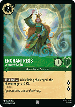 Enchantress - Unexpected Judge [9FAB-81] (Fabled) (Common)