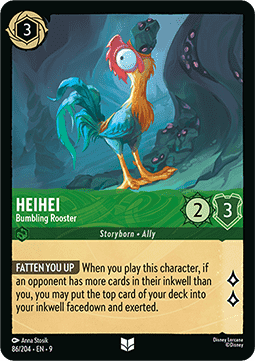 HeiHei - Bumbling Rooster [9FAB-86] (Fabled) (Uncommon)