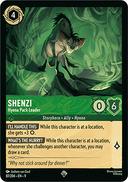 Shenzi - Hyena Pack Leader [9FAB-87] (Fabled) (Super Rare)