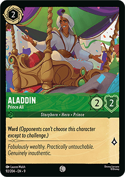 Aladdin - Prince Ali [9FAB-92] (Fabled) (Common)