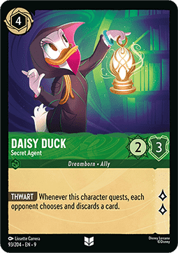 Daisy Duck - Secret Agent [9FAB-93] (Fabled) (Uncommon)