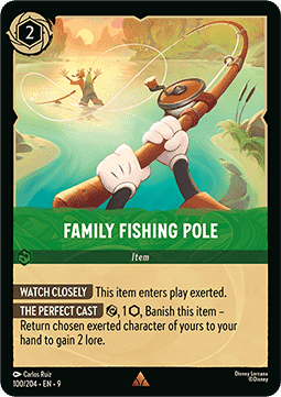 Family Fishing Pole [9FAB-100] (Fabled) (Rare)