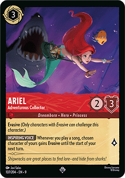 Ariel - Adventurous Collector (V.1) [9FAB-107] (Fabled) (Super Rare)