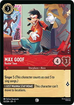 Max Goof - Rockin' Teen (V.1) [9FAB-112] (Fabled) (Common)