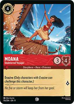 Moana - Undeterred Voyager [9FAB-116] (Fabled) (Common)